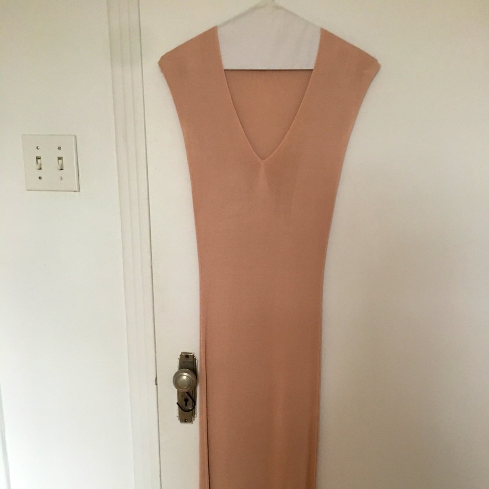 Dusty pink Joseph midi dress